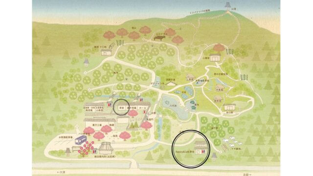 寿長生の郷の敷地図の写真