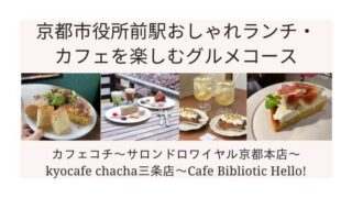 京都市役所前駅おしゃれランチ・カフェを楽しむグルメコースの記事タイトル写真