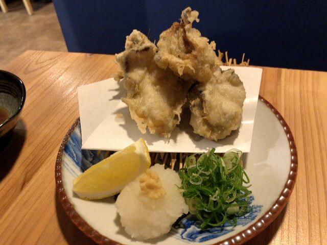 酒と肴食堂たま屋の牡蠣天ぷら揚げだしの写真